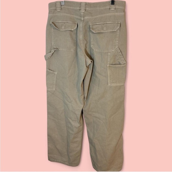 Garage Low Rise Carpenter Pants Khaki - Picture 4 of 5